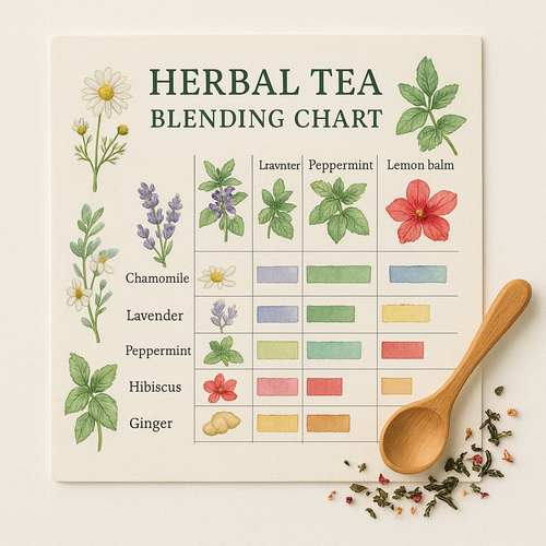 🫖 Herbal Tea Blending Chart